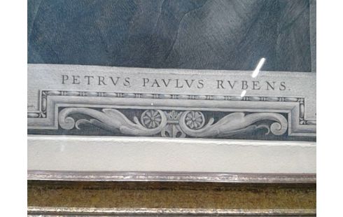 GRAVURE KOPER GRAVURE RUBENS DOOR P. PONTIUS