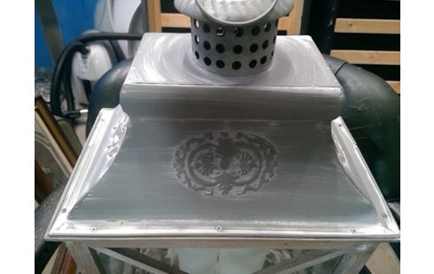 KAARSLANTAARN WINDLICHT MET 2 KAARSEN