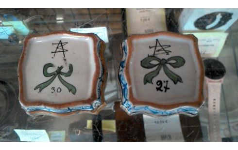 NEVERS PAIRE SALERONS ANTOINE MONTAGNON 19 ÈME