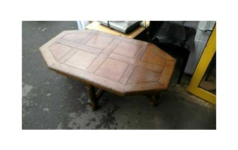 MESA BAJA, , MADERA HEXAGONAL