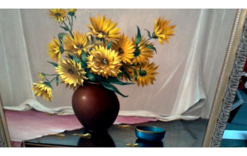 SCHILDERIJ PANEEL GELE