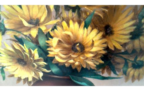 SCHILDERIJ PANEEL GELE