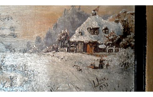SCHILDERIJ WINTER