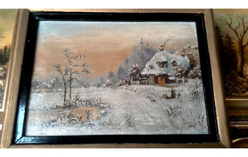 SCHILDERIJ WINTER