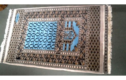 TAPIS PETIT PAKISTAN BLEUE