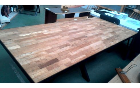 MESA DE COMEDOR, , CENTRAL, , MADERA ACERO