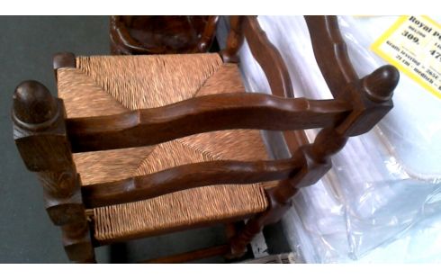 STUHL EICHE STROHGEFÜLLTE SITZFLÄCHE