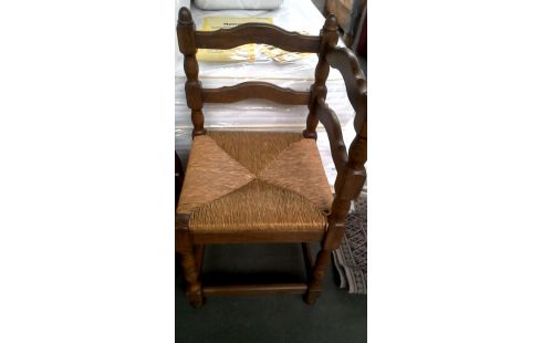 STUHL EICHE STROHGEFÜLLTE SITZFLÄCHE