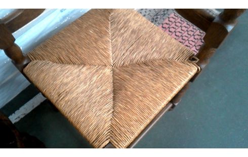 STUHL EICHE STROHGEFÜLLTE SITZFLÄCHE