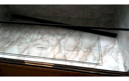 ANRICHTE. IM VINTAGE-STIL 4 SCHUBLADEN 1 TÜR MET EIS