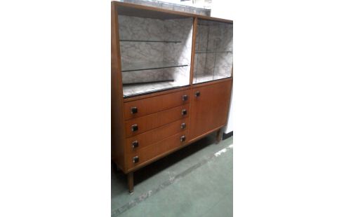 ANRICHTE. IM VINTAGE-STIL 4 SCHUBLADEN 1 TÜR MET EIS