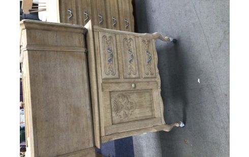 MEUBLE BAS 1 PORTE 3 TIROIRS STYLE LOUIS XV AEROGOMME