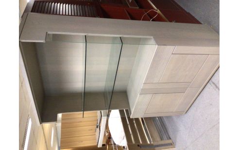 MEUBLE HAUT MODERNE 2 PORTES