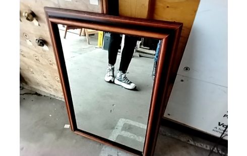 MIROIR BOIS FONCE
