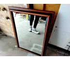 MIROIR BOIS FONCE