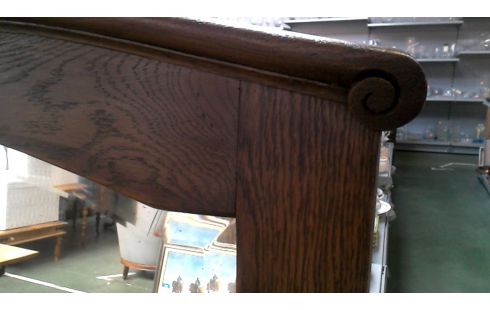 MIROIR ART DECO. BISAUTE GLACE CHENE