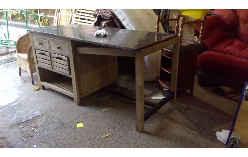 MEUBEL KEUKEN-, , CENTRALE STEEN BLAUW