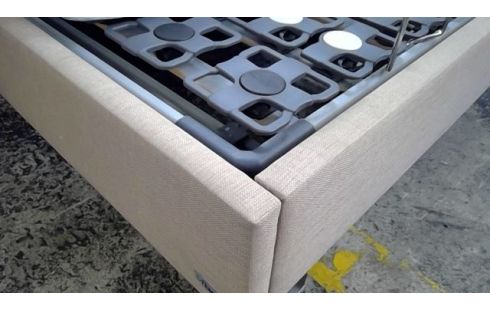 LIT TISSU BRUN  180X200 TEMPUR