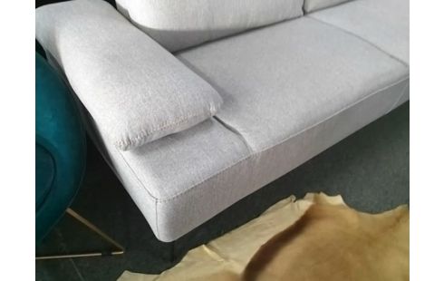 CANAPE 3P TISSU GRIS