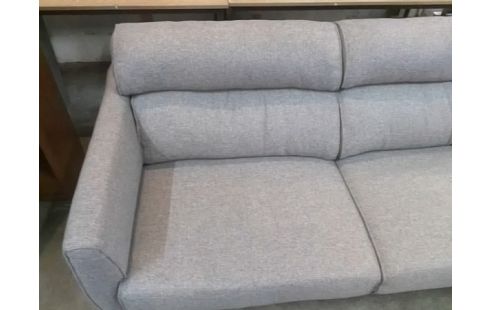 CANAPE TISSU GRIS MODERNE