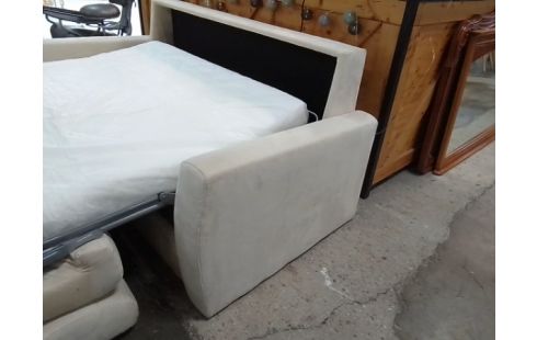 CANAPE CONVERTIBLE RAPIDO TISSU SABLE