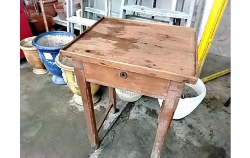 BUREAU TABLETTE BOIS CIRÉ