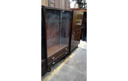 VITRINE BIBLIOTHEQUE ANNEES 60