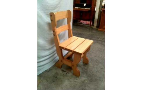 STUHL VOLLHOLZ KIEFER HELL