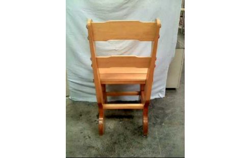 STUHL VOLLHOLZ KIEFER HELL