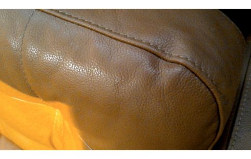 HOEKSALON LEDER BRUIN