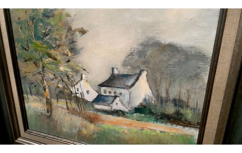 SCHILDERIJ BOERDERIJ