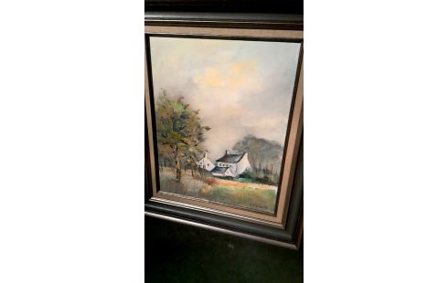 SCHILDERIJ BOERDERIJ