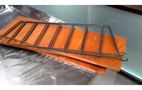 REGAL, , KLEIDERHAKEN. IM VINTAGE-STIL SCHMIEDEEISEN PALISANDER