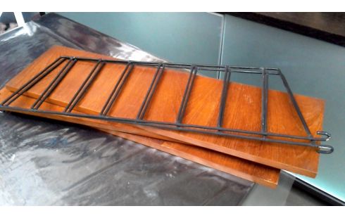 REGAL, , KLEIDERHAKEN. IM VINTAGE-STIL SCHMIEDEEISEN PALISANDER