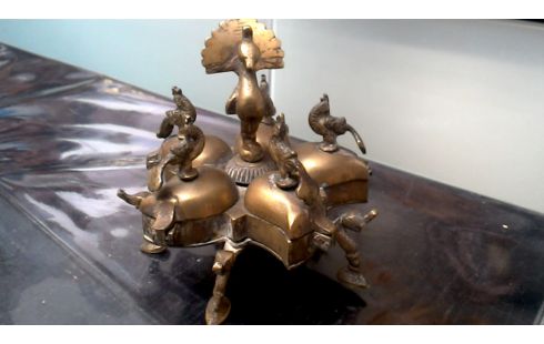 OBJET DECO, , POT A EPICES INDES BRONZE