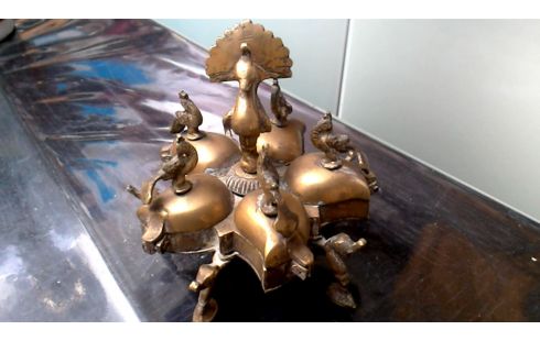 OBJET DECO, , POT A EPICES INDES BRONZE