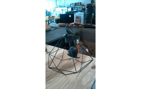 HANGLAMP 1 METAAL ZWART