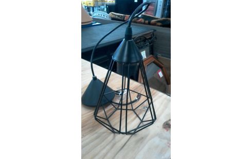 HANGLAMP 1 METAAL ZWART