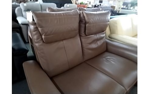 CANAPE 2 PLACES CUIR ELECTRIQUE