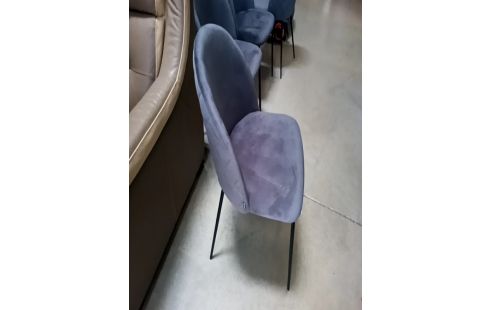 CHAISES VELOURS LOT DE 4 OVIBJ561916-AJ