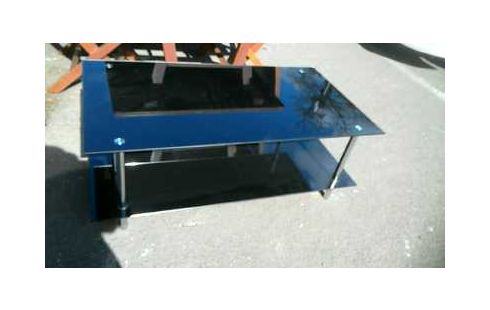 LAGE TAFEL GLAZEN ZWART
