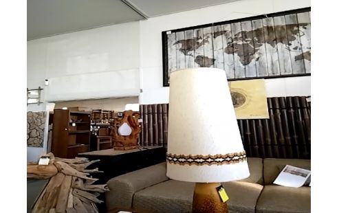 LAMPE Vintage pied céramique