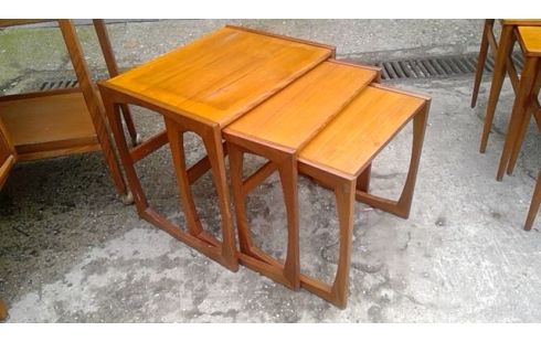 TABLES GIGOGNES ANNÉES 60 TYPE SCANDINAVE