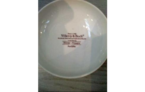 PORZELLANDOSE <V&B> POINSETTIA FLORAL