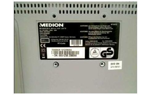 FERNSEHER <MEDION> MD_20255_DE-S MIT DVD