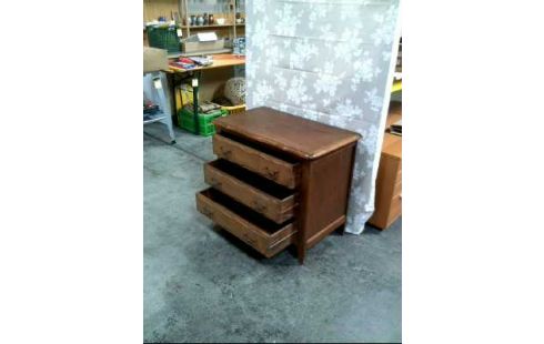 KOMMODE EICHENHOLZ RUSTIKAL 3-SCHUBLADEN