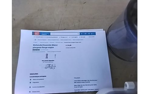 MIXER PLONGEANT KITCHENAID