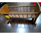 BERCEAU Ancien bois pour poupée
