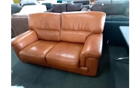 CANAPE CUIR FAUVE