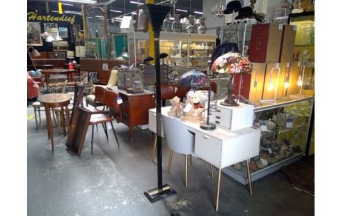 LAMP STAAND ZWART GOUD